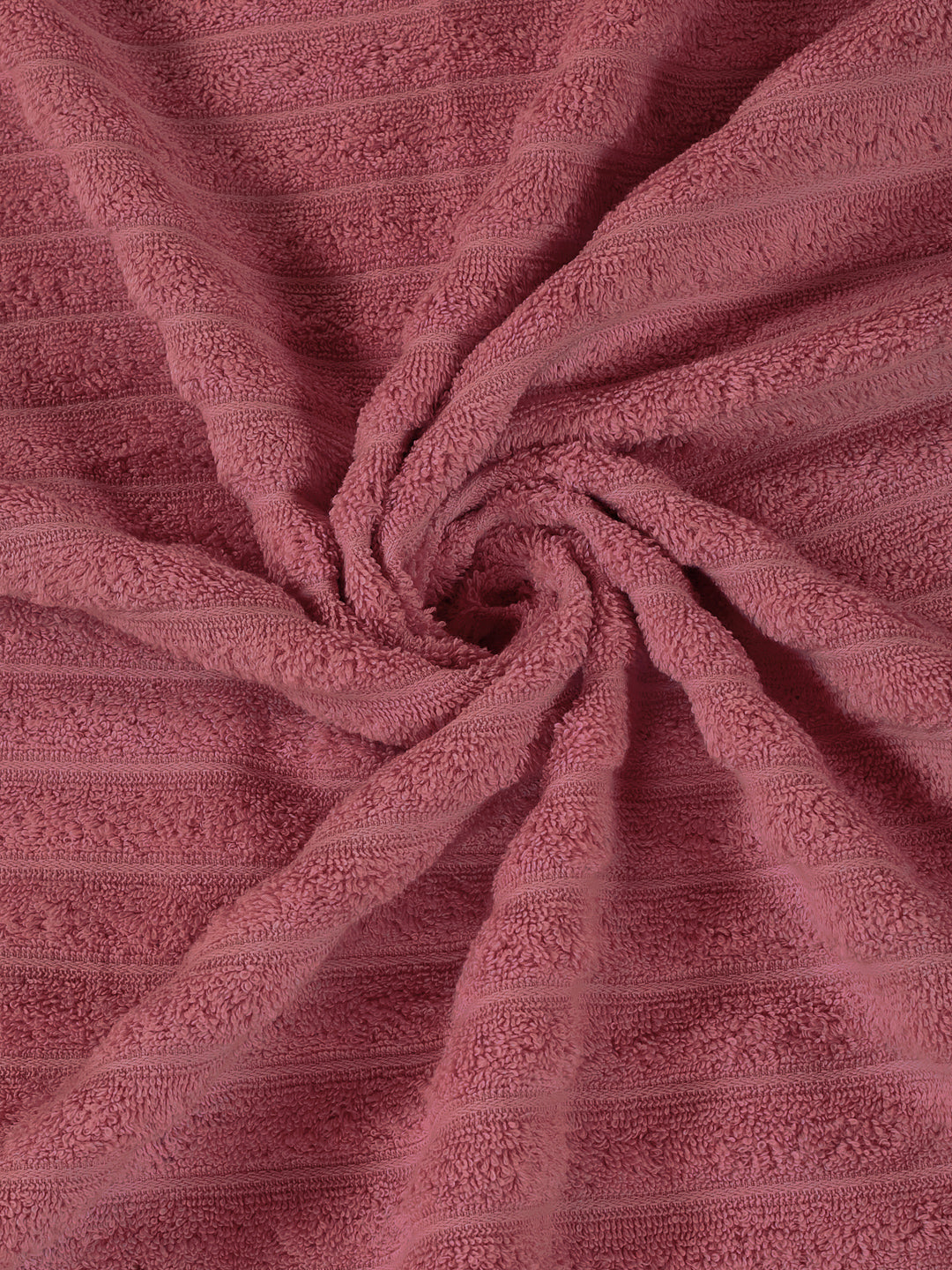 Maroon & Pink 100% Cotton Solid 500 GSM Bath Towel Sensations 4 Pc Set Gifting Box Pack