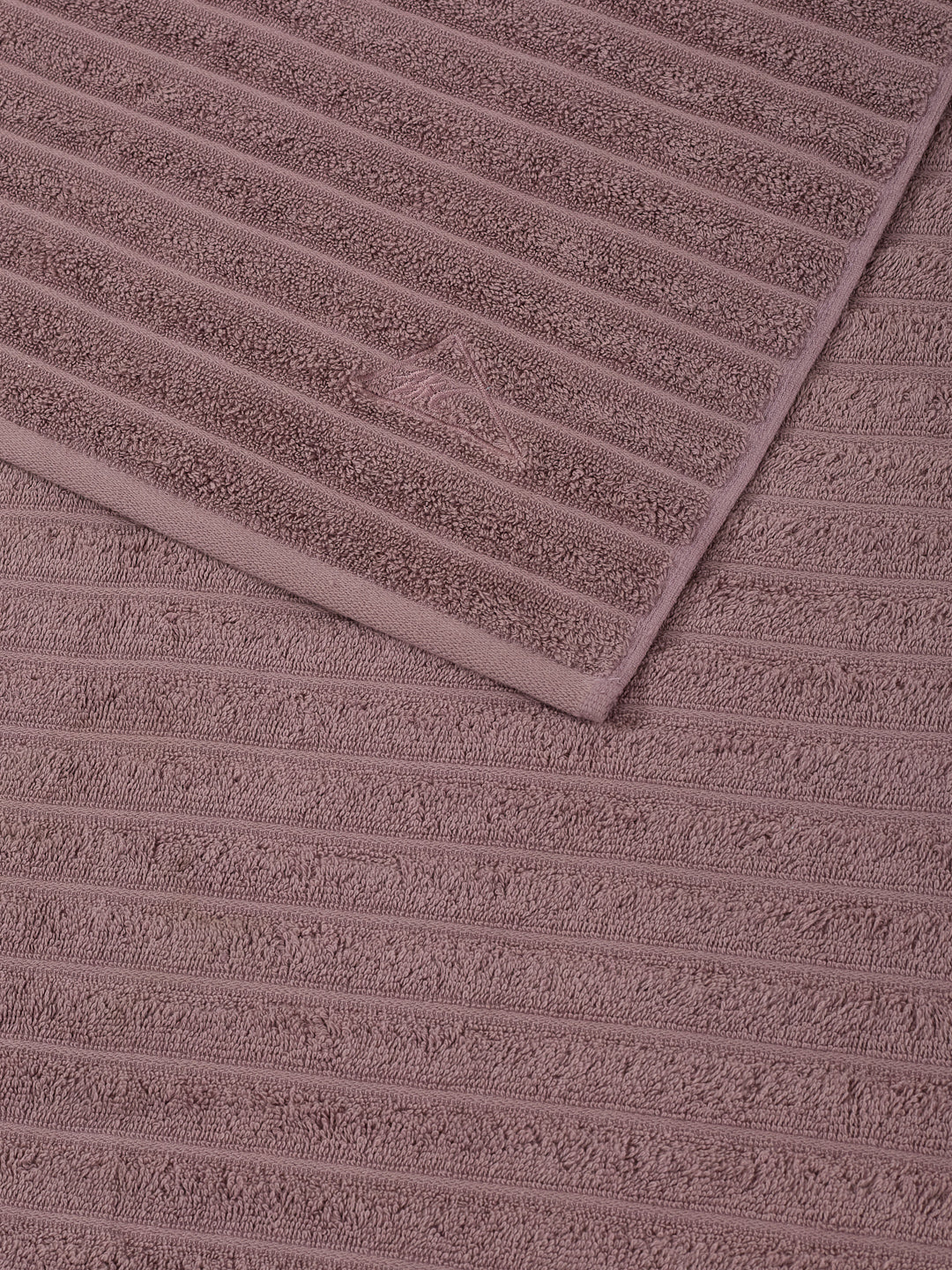 Mauve & Dusty Pink 100% Cotton Solid 500 GSM Bath Towel Sensations 4 Pc Set Gifting Box Pack