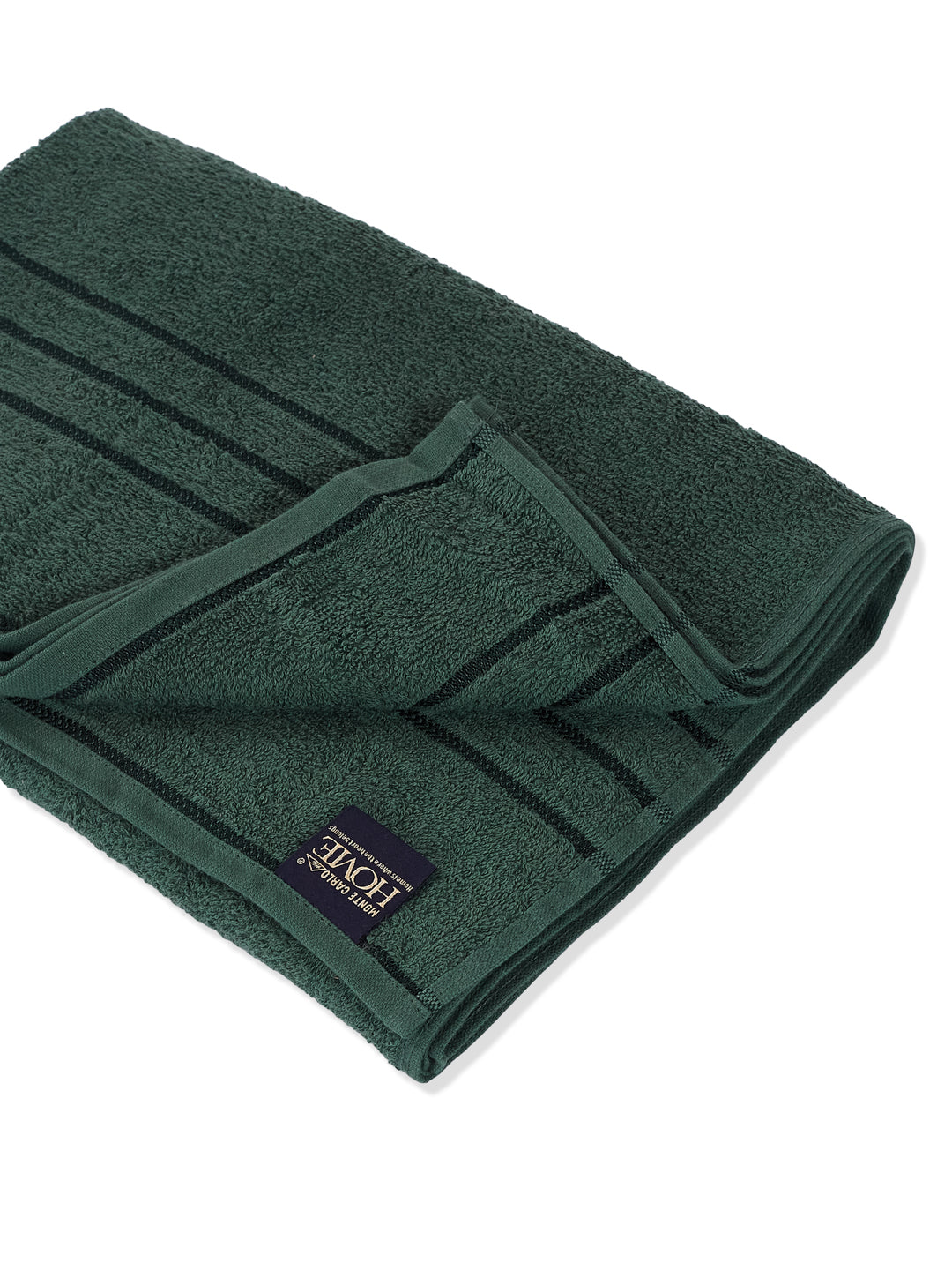 Essential Green 100% Cotton Solid 340 GSM Bath Towel Soho 1 Pc Pvc Pack