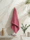 Essential Dusty Rose 100% Cotton Solid 340 GSM Bath Towel Soho 1 Pc Pvc Pack