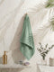 Essential Green 100% Cotton Solid 340 GSM Bath Towel Soho 1 Pc Pvc Pack