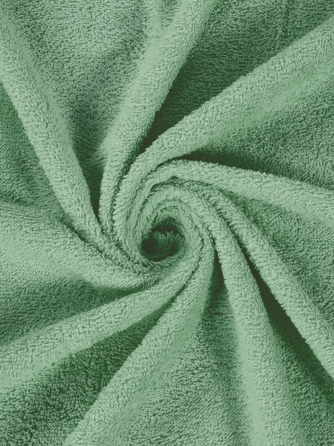 Essential Green 100% Cotton Solid 340 GSM Bath Towel Soho 1 Pc Pvc Pack