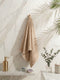 Essential Beige 100% Cotton Solid 340 GSM Bath Towel Soho 1 Pc Pvc Pack