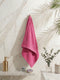 Essential Pink 100% Cotton Solid 340 GSM Bath Towel Soho 1 Pc Pvc Pack