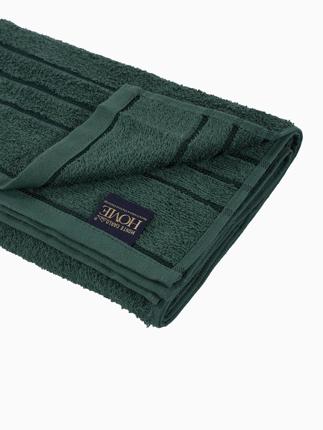 Essential Green 100% Cotton Solid 340 GSM Bath Towel Soho Small 1 Pc Pvc Pack