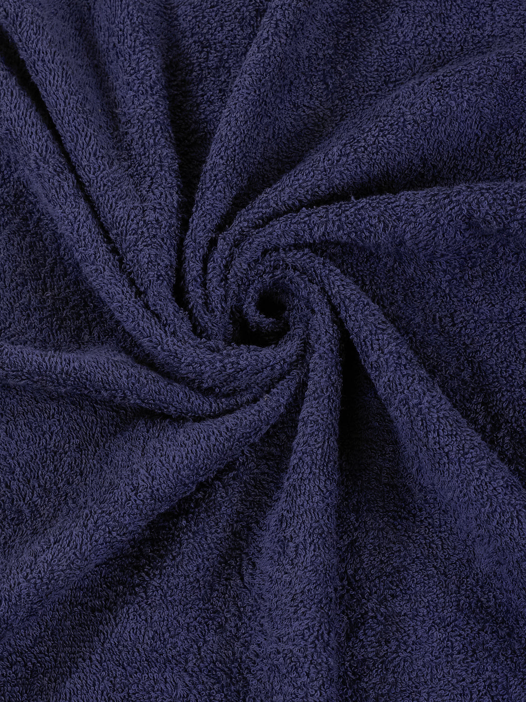 Essential Navy Blue 100% Cotton Solid 340 GSM Bath Towel Soho Small 1 Pc Pvc Pack