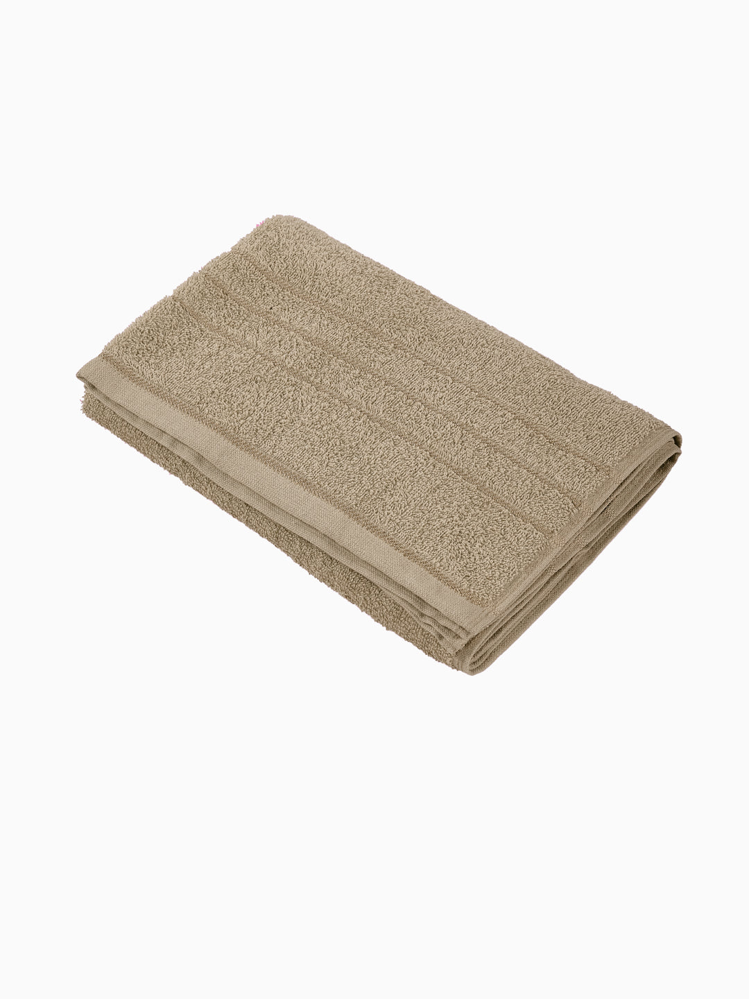 Essential Beige 100% Cotton Solid 340 GSM Bath Towel Soho Small 1 Pc Pvc Pack