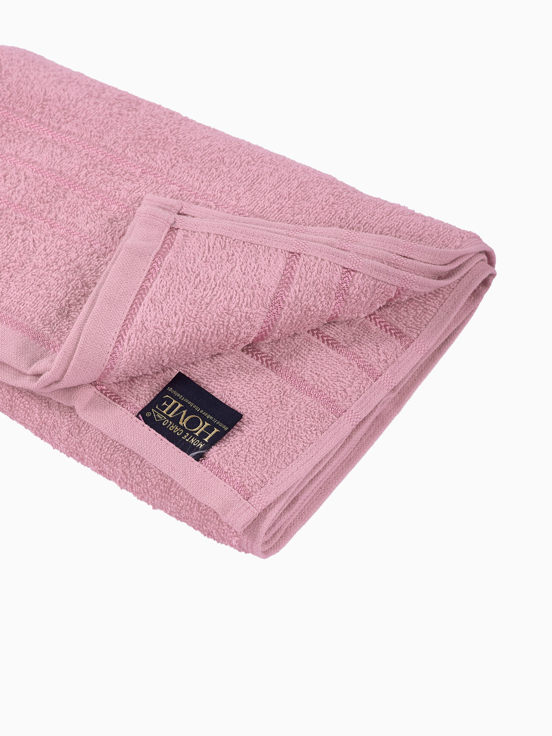 Essential Pink 100% Cotton Solid 340 GSM Bath Towel Soho Small 1 Pc Pvc Pack