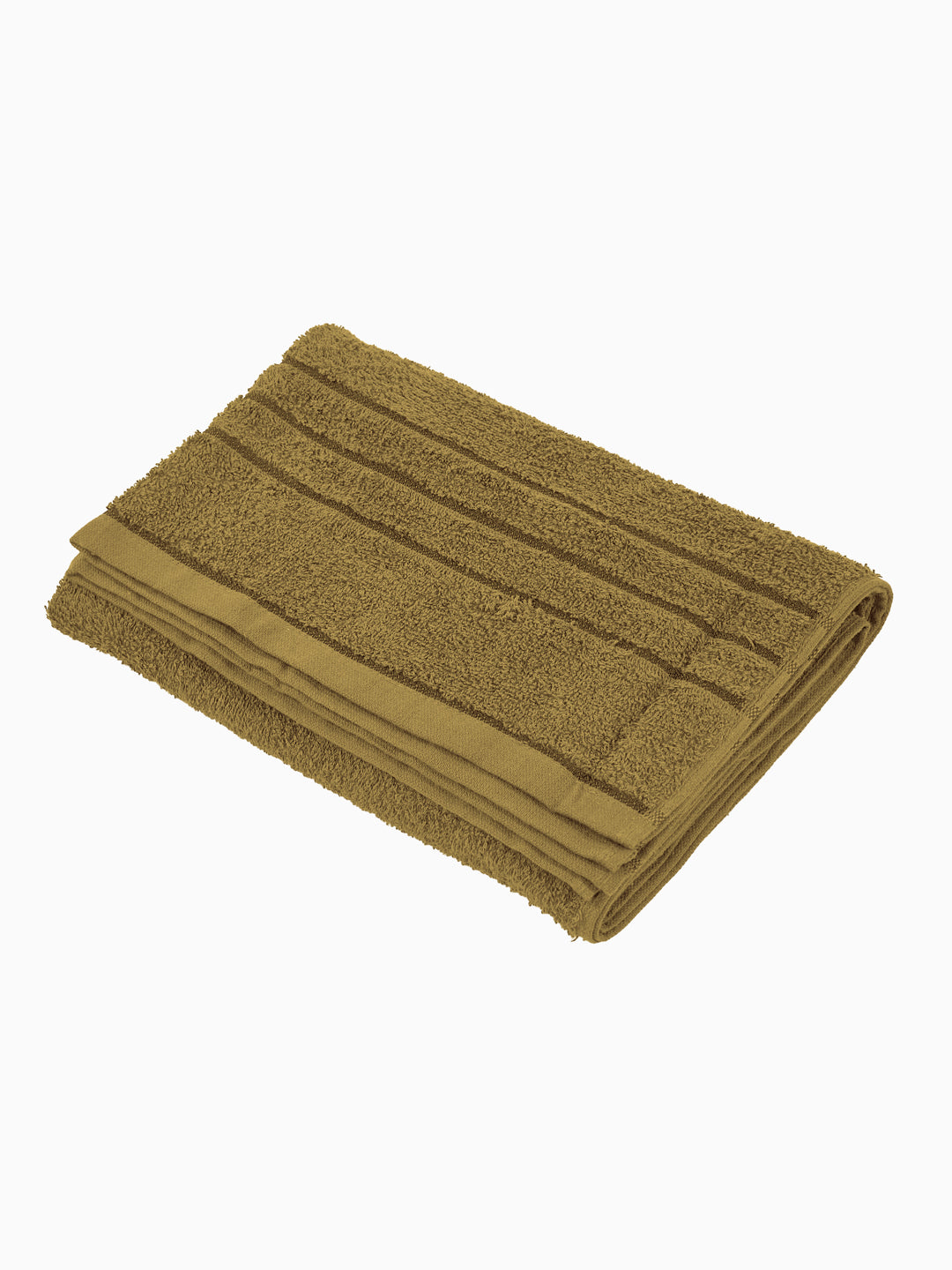 Essential Khaki 100% Cotton Solid 340 GSM Bath Towel Soho Small 1 Pc Pvc Pack
