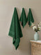 Mint Green 100% Cotton Solid 380 GSM Bath Towel Super Charm 3 Pc Set Gifting Box Pack