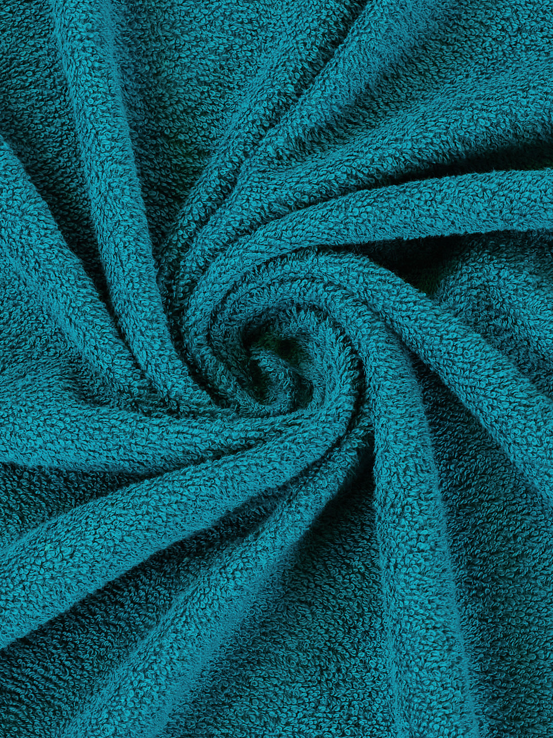 Essential Baltic Blue 100% Cotton Solid 380 GSM Bath Towel Super Charm 1 Pc Pvc Pack
