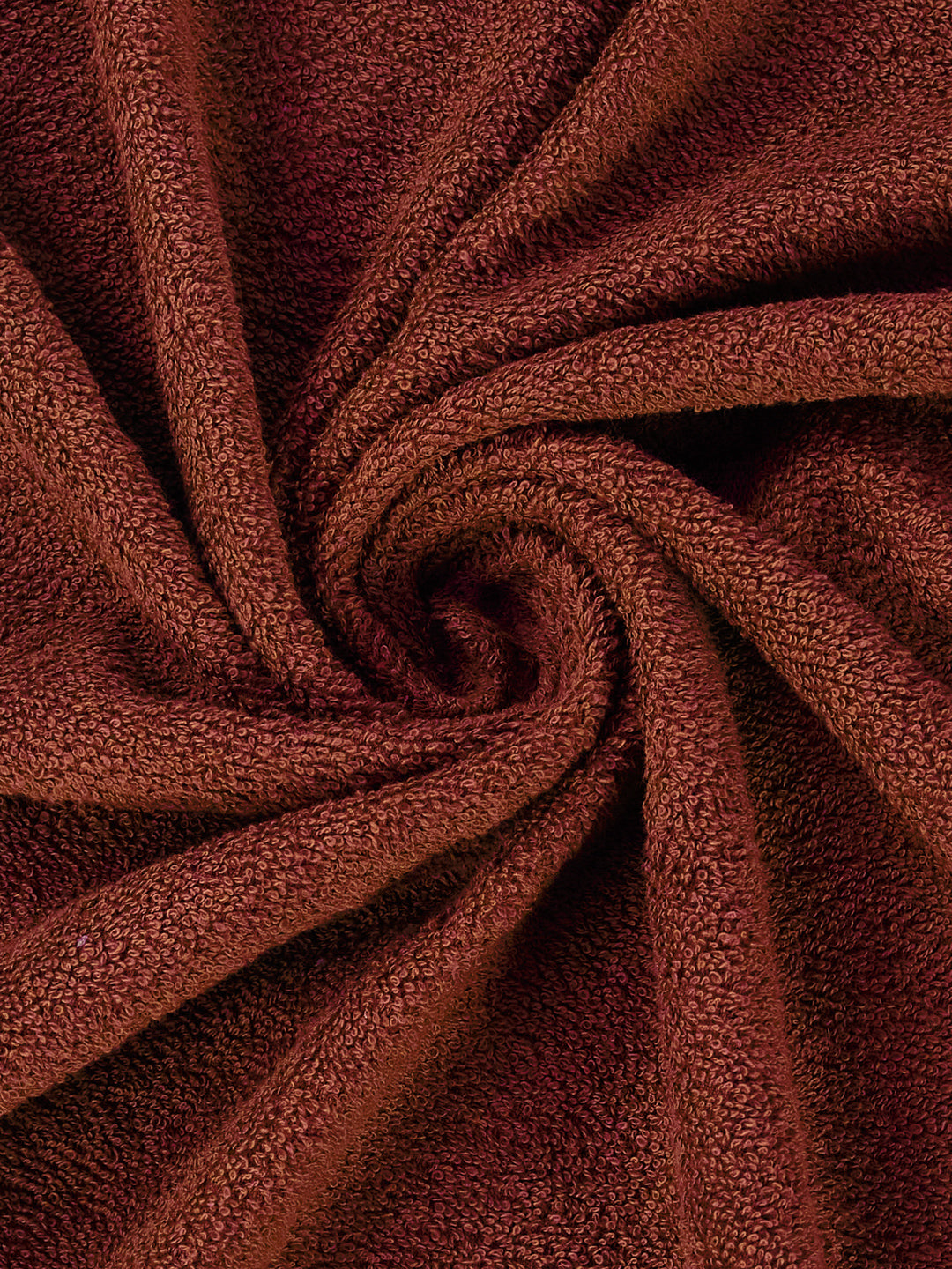 Essential Brick Red 100% Cotton Solid 380 GSM Bath Towel Super Charm 1 Pc Pvc Pack