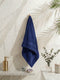 Essential Twilight Blue 100% Cotton Solid 380 GSM Bath Towel Super Charm 1 Pc Pvc Pack