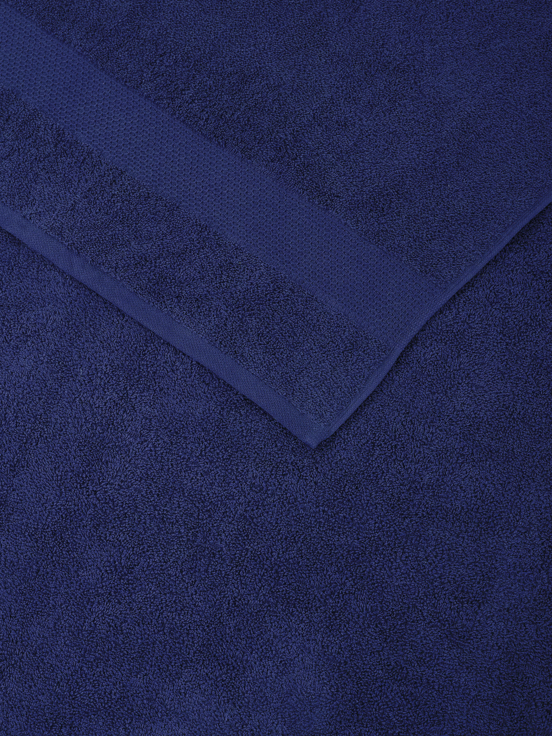 Essential Twilight Blue 100% Cotton Solid 380 GSM Bath Towel Super Charm 1 Pc Pvc Pack