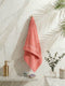 Essential Pink 100% Cotton Solid 380 GSM Bath Towel Super Charm 1 Pc Pvc Pack
