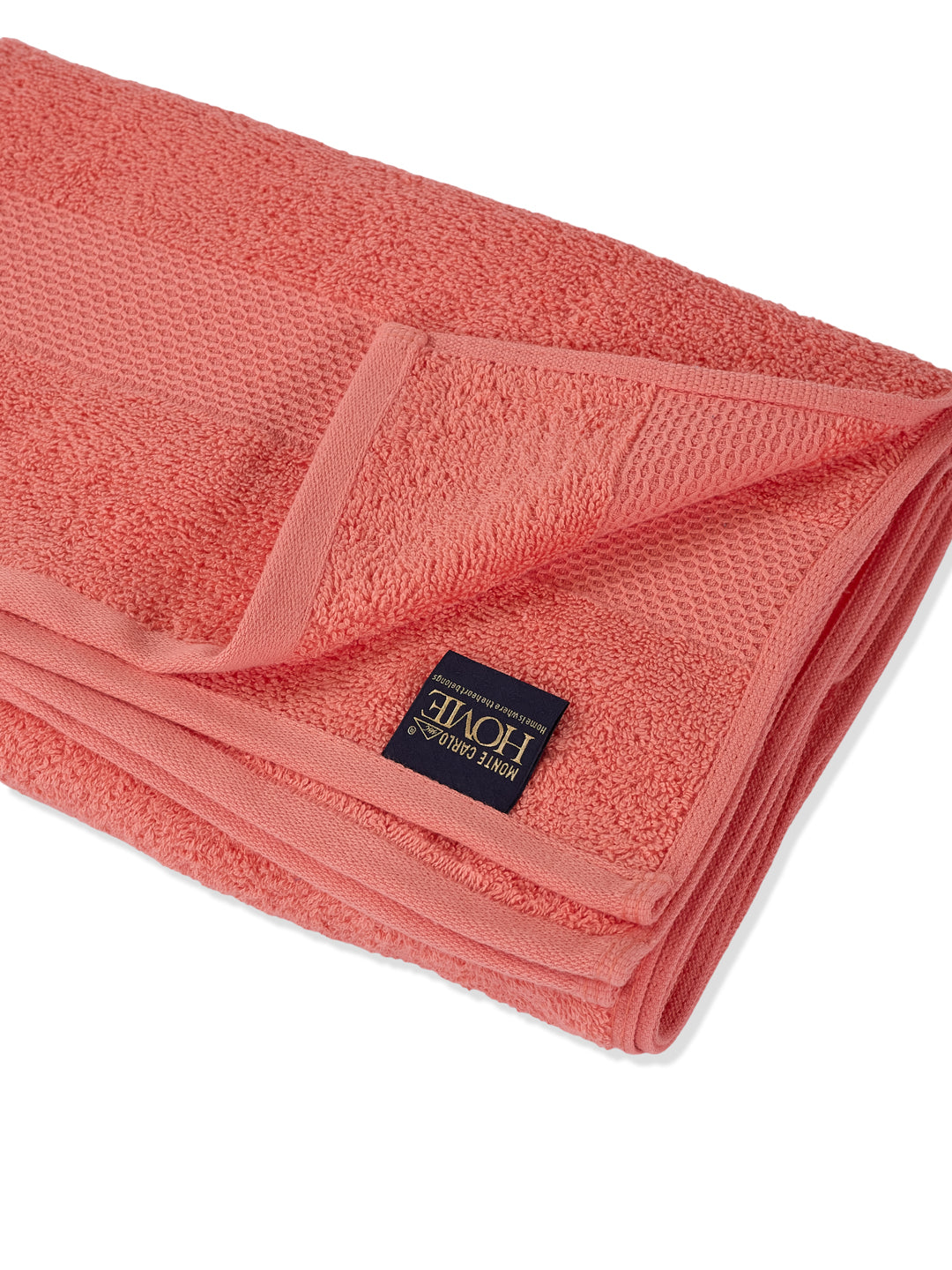 Essential Pink 100% Cotton Solid 380 GSM Bath Towel Super Charm 1 Pc Pvc Pack