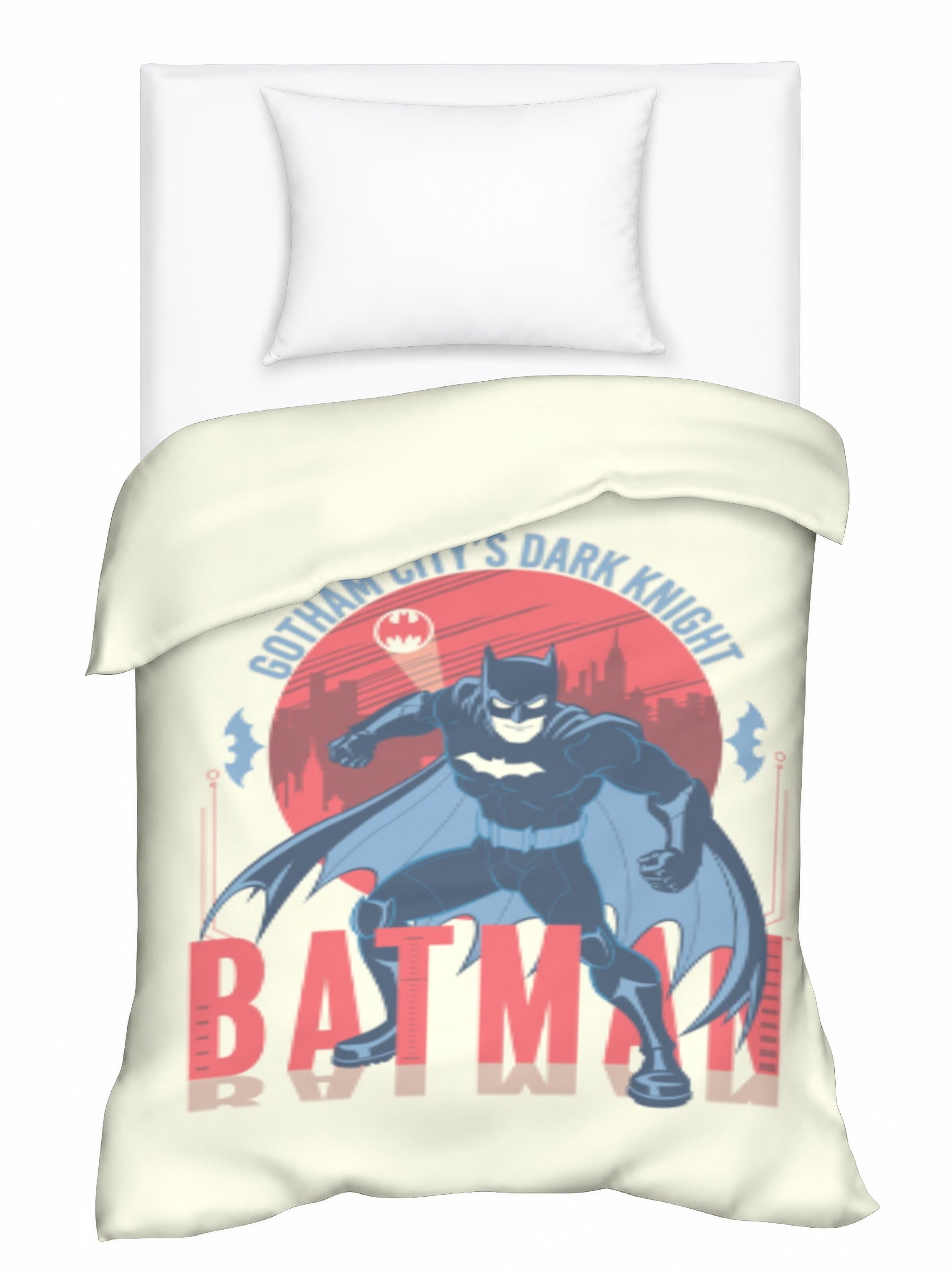 Monte Carlo Batman Printed 110 GSM Single Bed Comforter