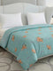 Premium Floral Print Double Bed 3 Ply 200 GSM Comforter Cozy Flannel Collection Weight 2.8 kg