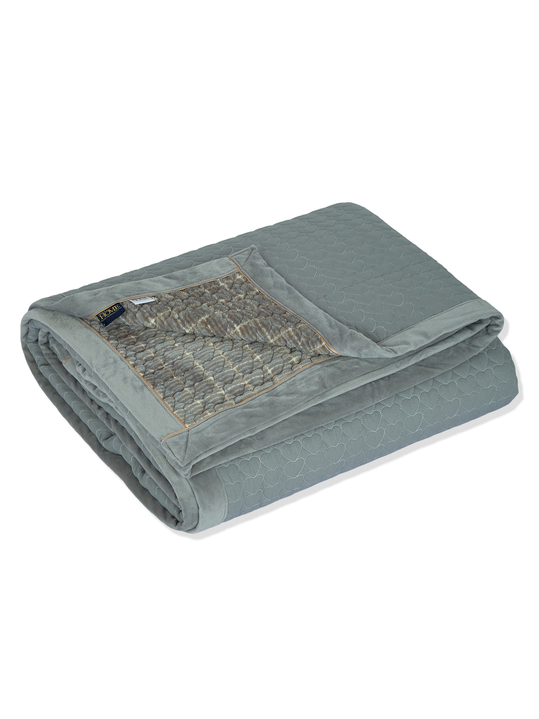 Premium Self Design Double Bed 3 Ply 200 GSM Comforter Cozy Flannel Collection Weight 2.8 kg