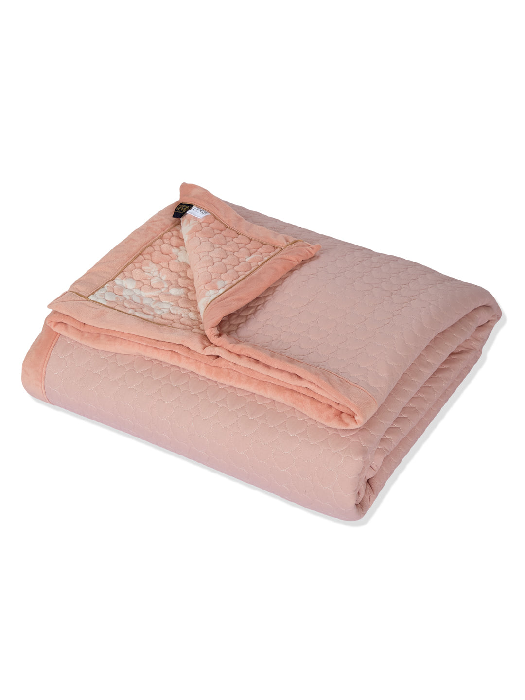 Premium Interlocking Motif Double Bed 3 Ply 200 GSM Comforter Cozy Flannel Collection Weight 2.8 kg