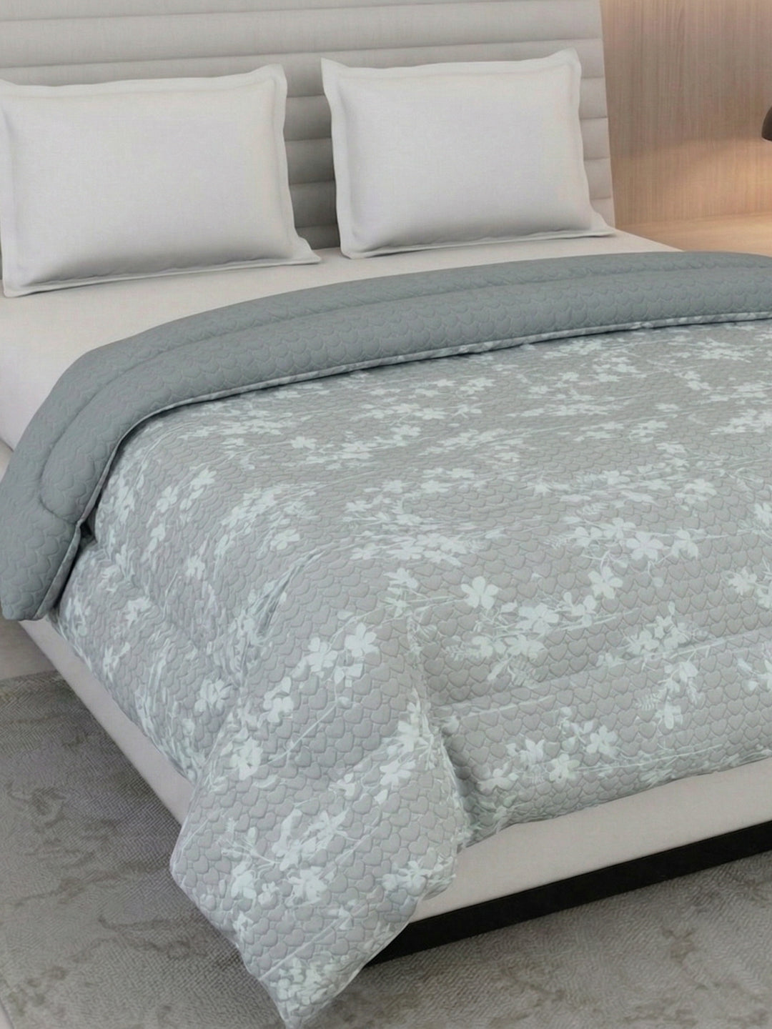 Premium Checked Double Bed 3 Ply 200 GSM Comforter Cozy Flannel Collection Weight 2.8 kg
