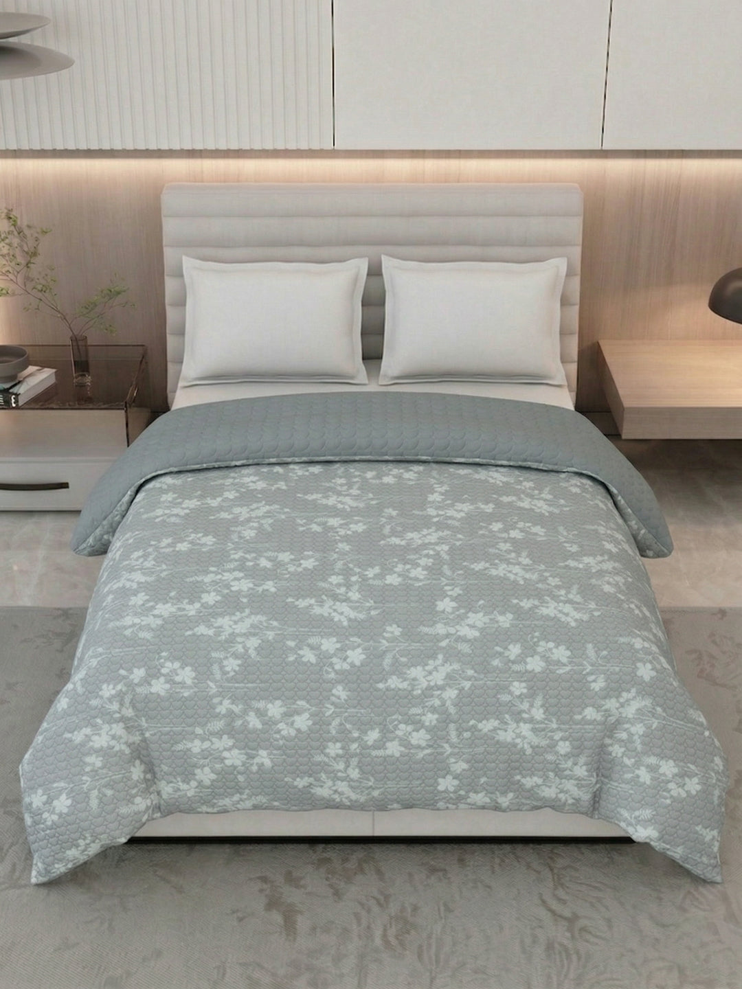 Premium Checked Double Bed 3 Ply 200 GSM Comforter Cozy Flannel Collection Weight 2.8 kg