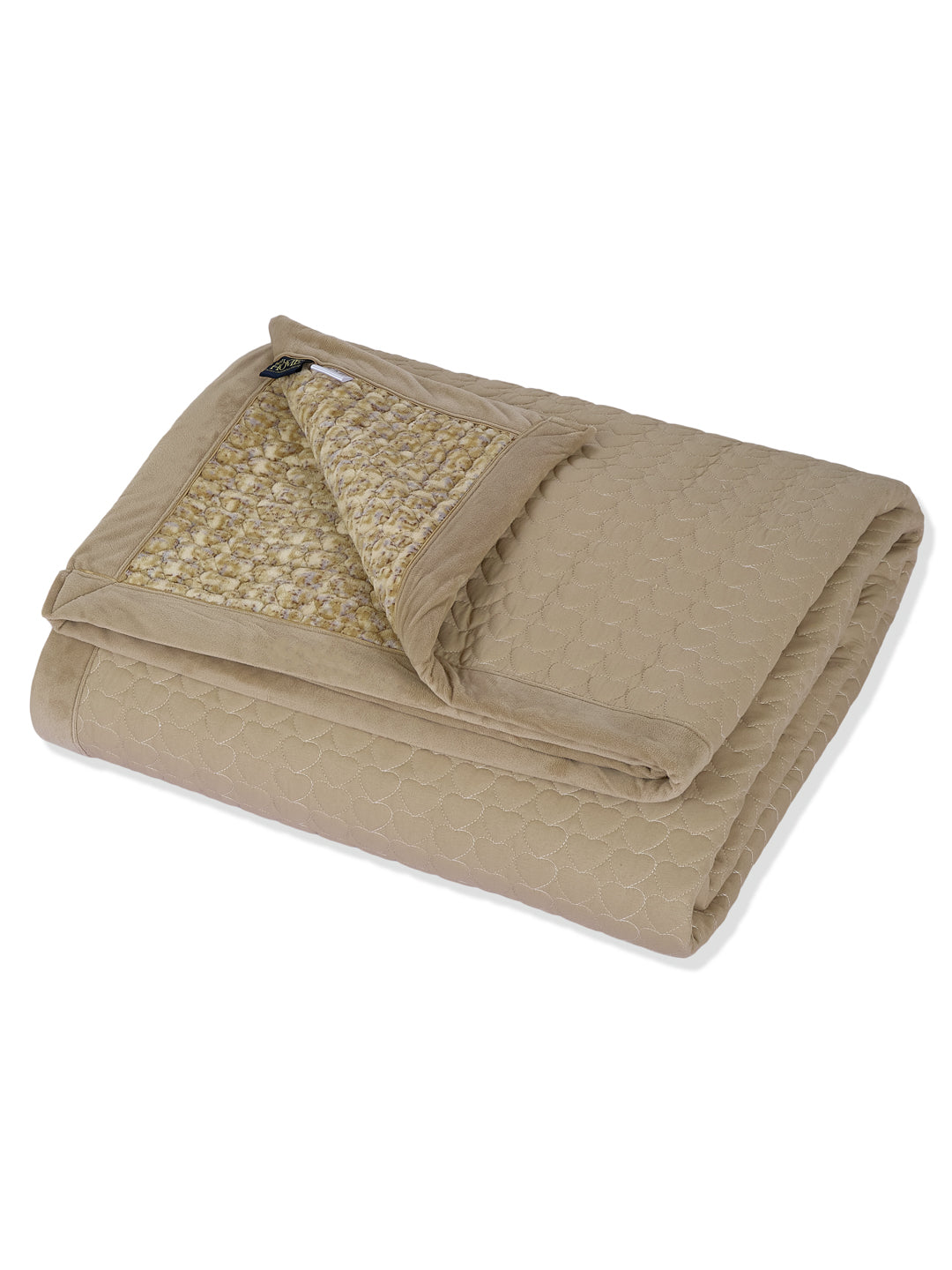 Premium Self Design Double Bed 3 Ply 200 GSM Comforter Cozy Flannel Collection Weight 2.8 kg