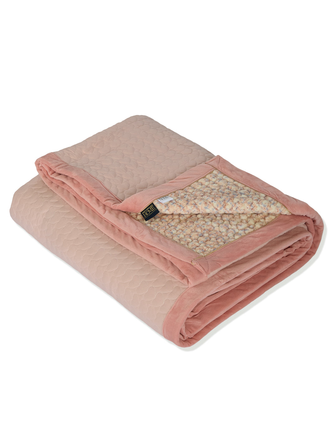 Premium Self Design Double Bed 3 Ply 200 GSM Comforter Cozy Flannel Collection Weight 2.8 kg