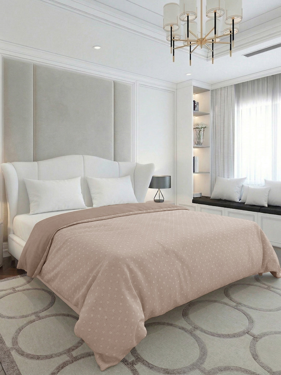 Premium Motif King Size 3 Ply 90 GSM Comforter Comfort Collection Weight 2.3 kg