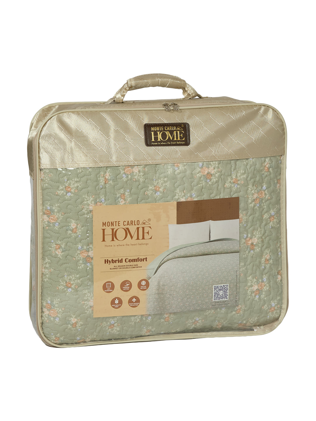 Premium Floral Print King Size 3 Ply 90 GSM Comforter Comfort Collection Weight 2.3 kg