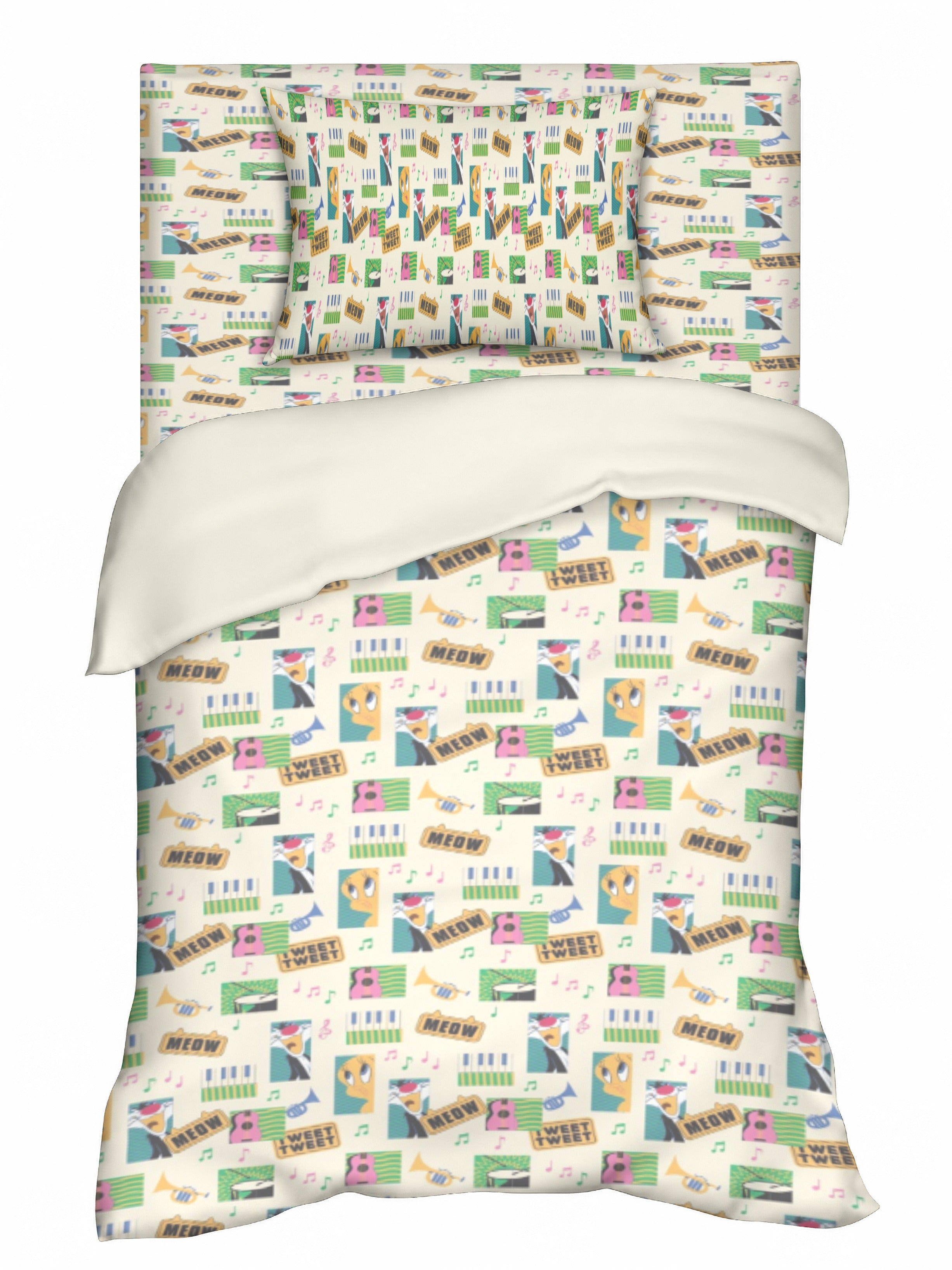 Monte Carlo Kids Plush Batman Printed 3 Pc Bedding Set for Single Bed, 110 GSM