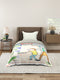 Monte Carlo Kids Plush Batman Printed 3 Pc Bedding Set for Single Bed, 110 GSM