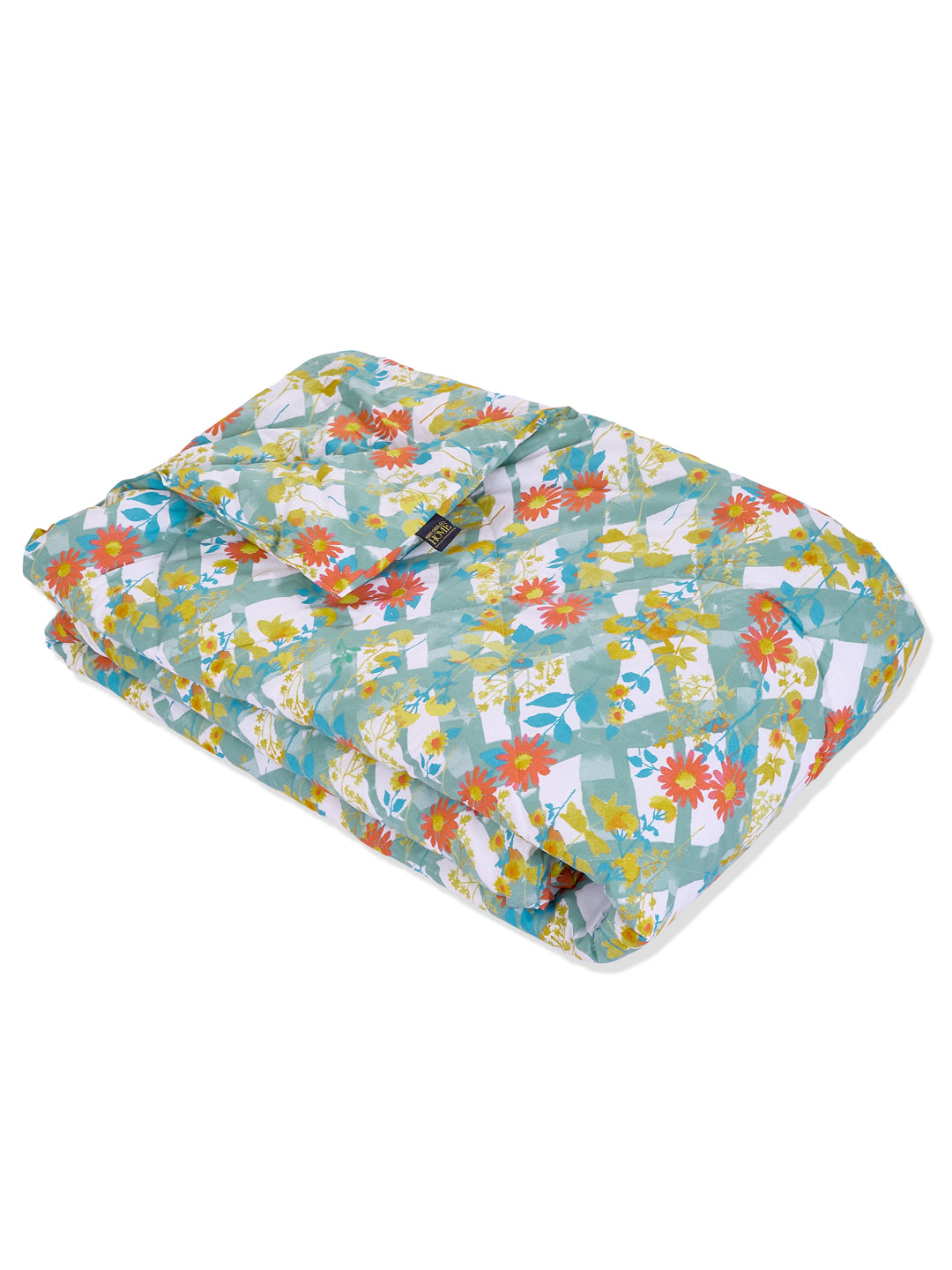 Vertical Floral Print King Size 3 Ply 150 GSM Comforter Prestige Collection Weight 2.5 kg