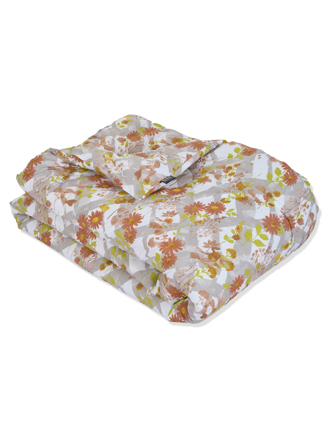 Vertical Floral Print King Size 3 Ply 150 GSM Comforter Prestige Collection Weight 2.5 kg