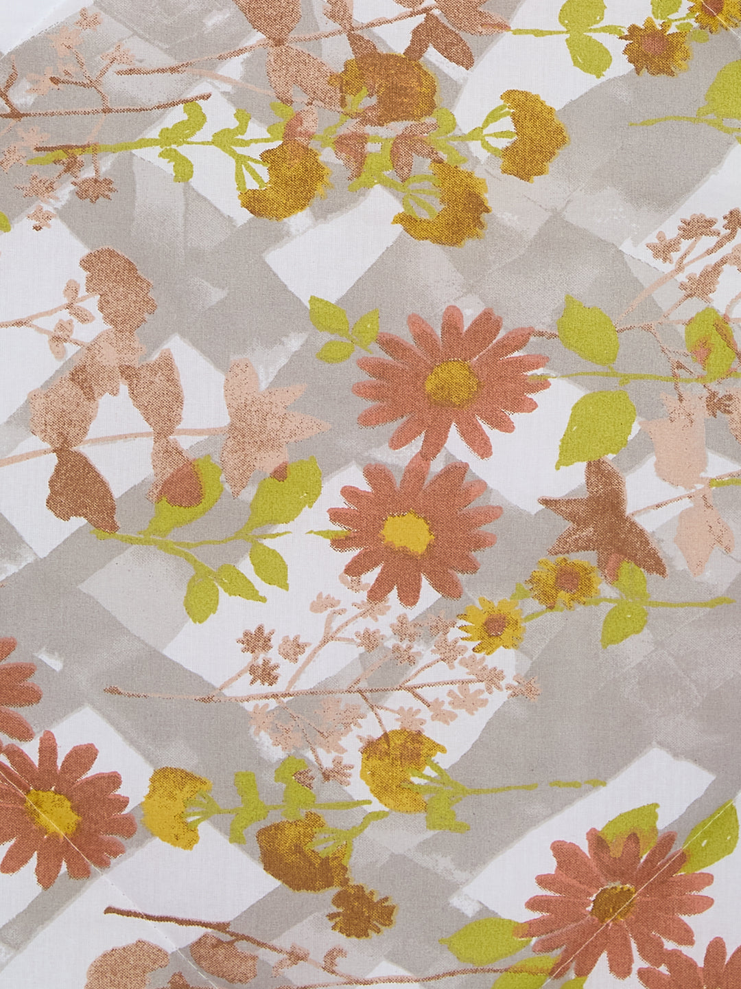 Vertical Floral Print King Size 3 Ply 150 GSM Comforter Prestige Collection Weight 2.5 kg