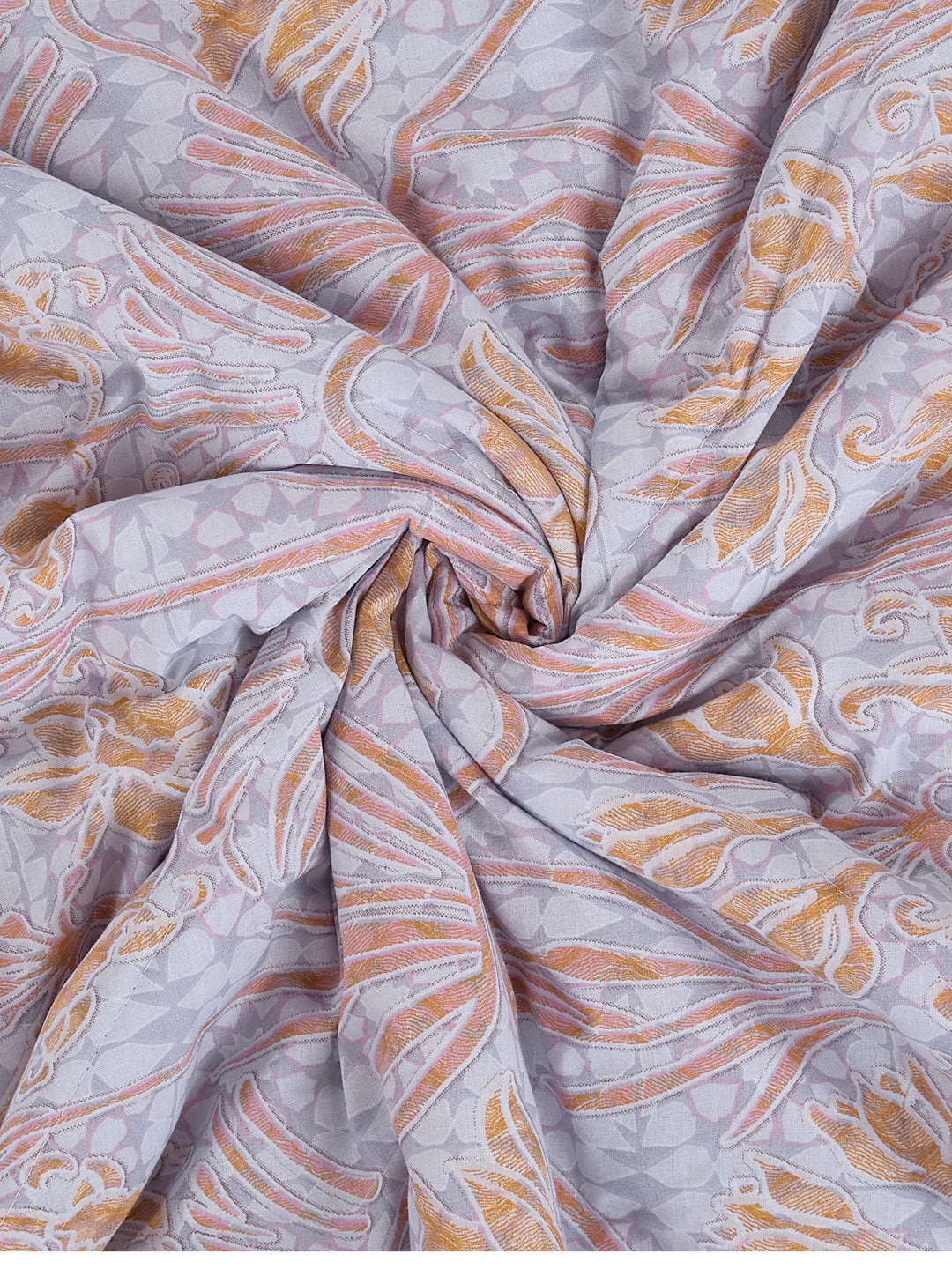 Vertical Floral Print King Size 3 Ply 150 GSM Comforter Prestige Collection Weight 2.5 kg
