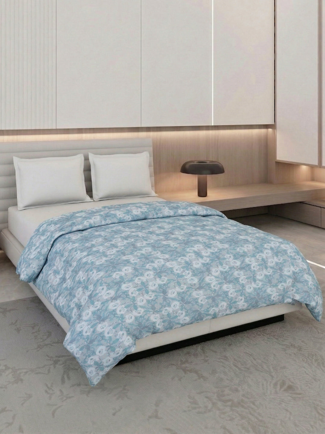 Floral Print King Size 3 Ply 150 GSM Comforter Prestige Collection Weight 2.5 kg