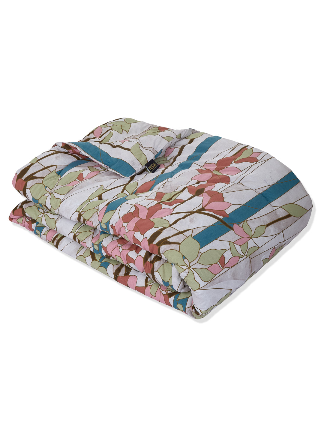 Floral Print King Size 3 Ply 150 GSM Comforter Prestige Collection Weight 2.5 kg