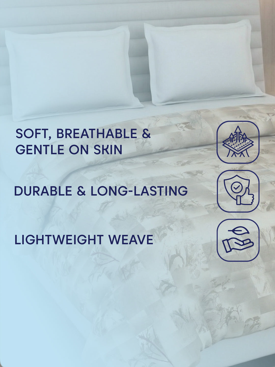 Patchwork King Size 3 Ply 150 GSM Comforter Prestige Collection Weight 2.5 kg