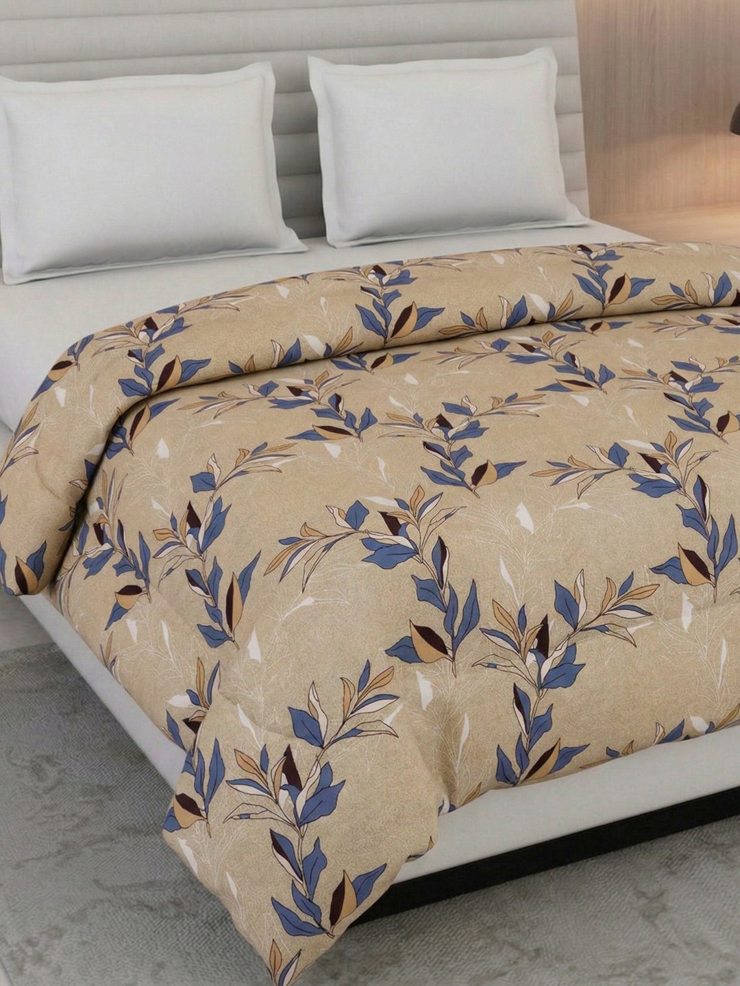 Floral Print Double Bed 3 Ply 105 GSM Comforter Timeless Collection Weight 1.6 kg