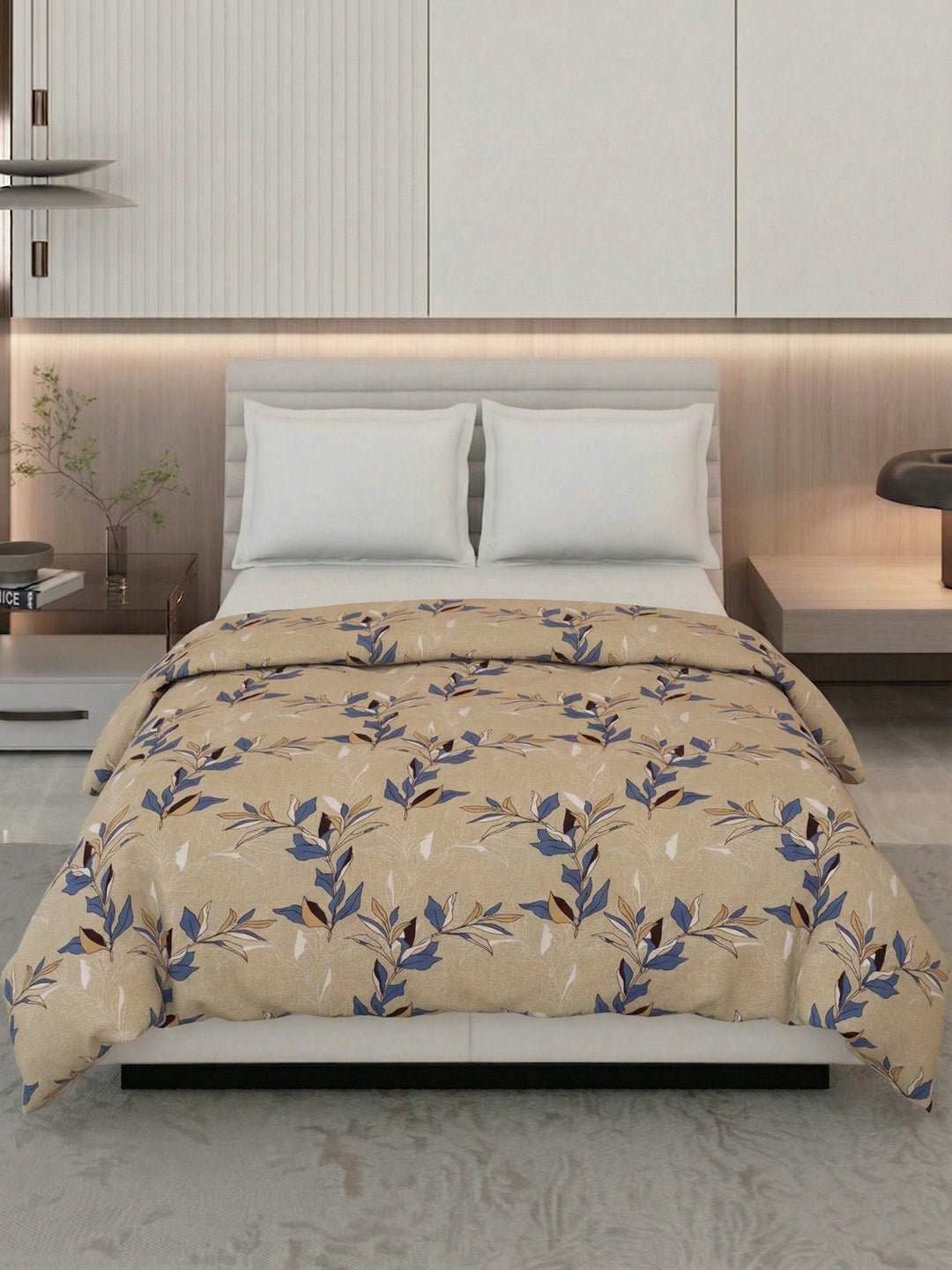 Floral Print Double Bed 3 Ply 105 GSM Comforter Timeless Collection Weight 1.6 kg