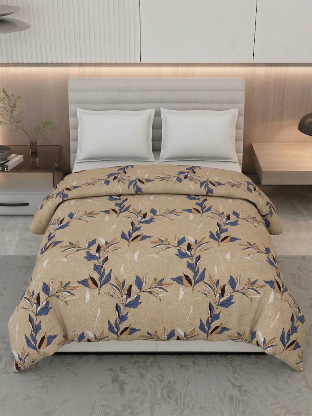 Floral Print Double Bed 3 Ply 105 GSM Comforter Timeless Collection Weight 1.6 kg
