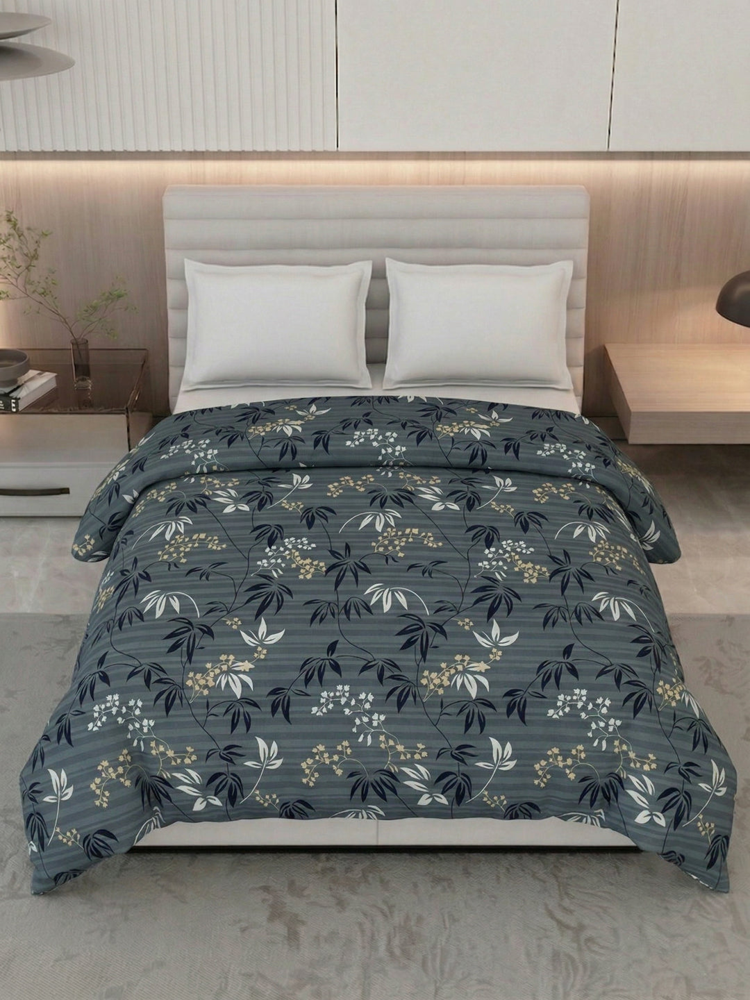 Floral Print Double Bed 3 Ply 105 GSM Comforter Timeless Collection Weight 1.6 kg