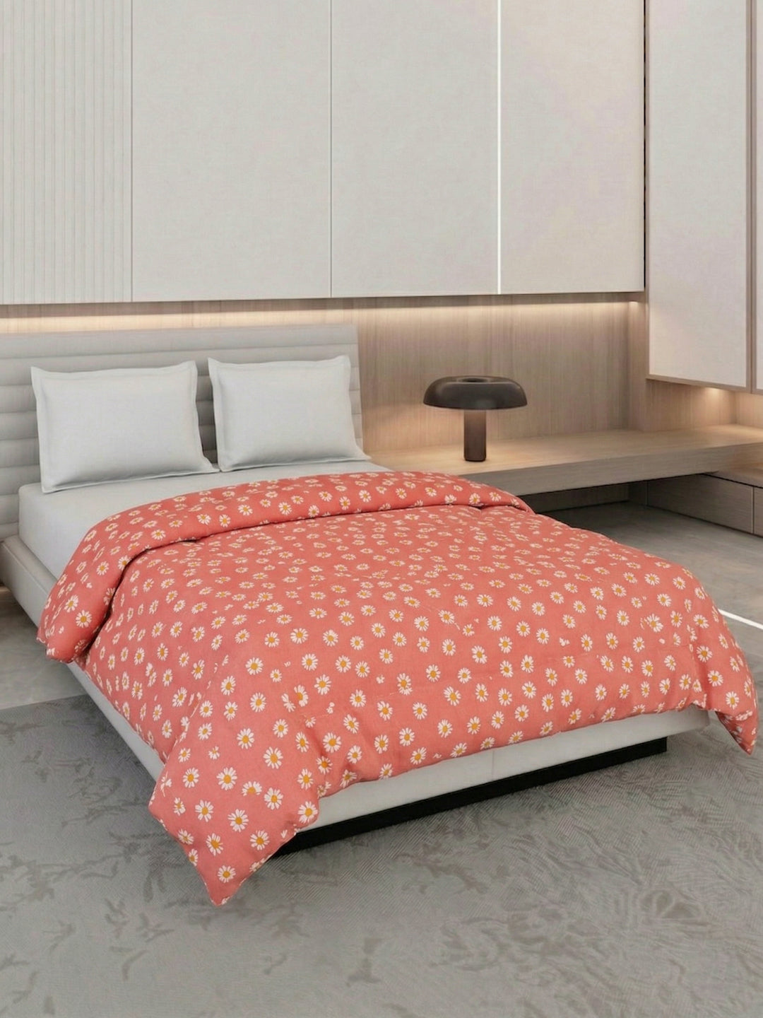 Floral Print Double Bed 3 Ply 105 GSM Comforter Timeless Collection Weight 1.6 kg