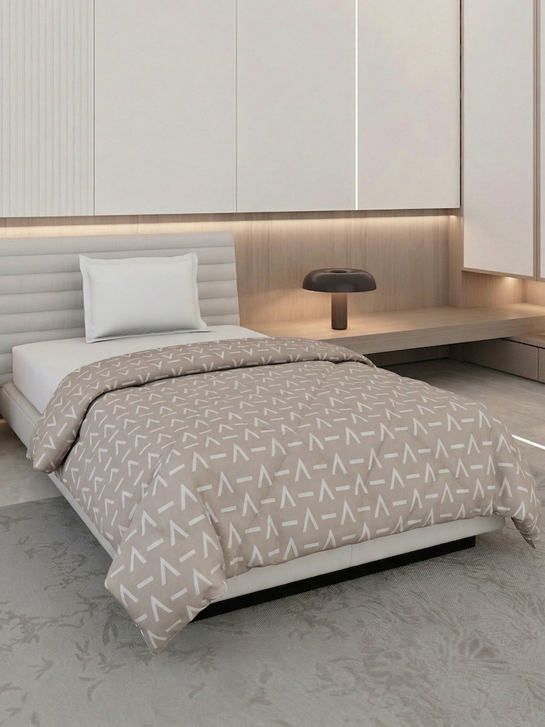 Printed Single Bed 3 Ply 105 GSM Comforter Timeless Collection Weight 950 g