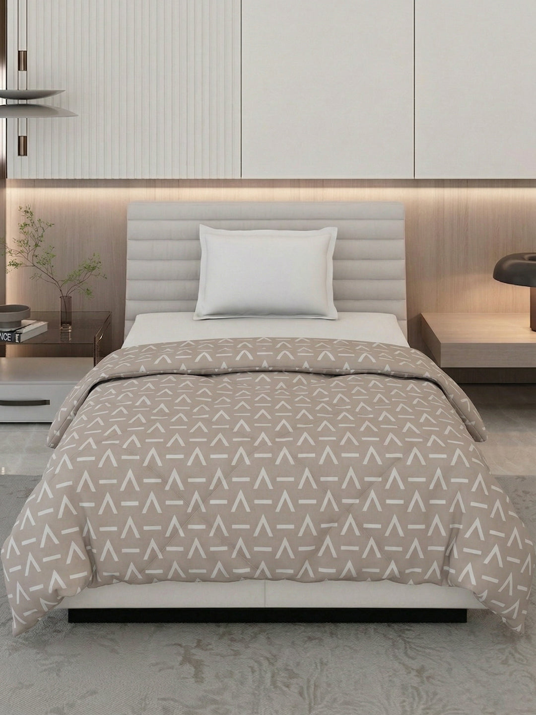Printed Single Bed 3 Ply 105 GSM Comforter Timeless Collection Weight 950 g