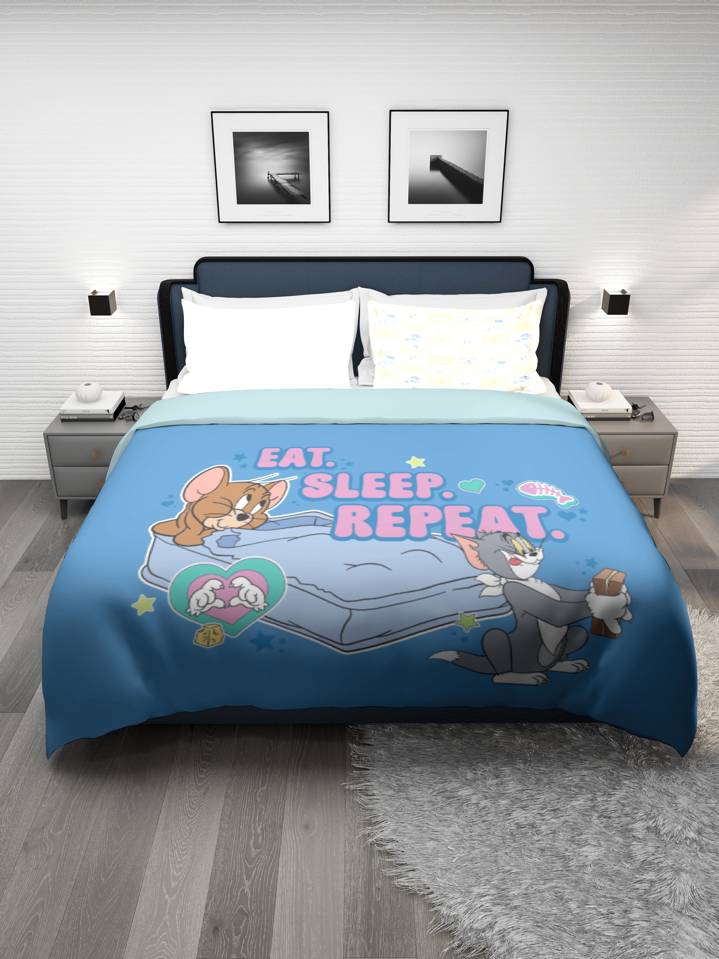 Monte Carlo TOONX Cartoon Printed 110 GSM Double Bed Comforter