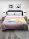 Monte Carlo Kids TOONX Cartoon Printed 4 Pc Bedding Set for King Size Bed, 110 GSM
