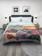Monte Carlo Kids TOONX Cartoon Printed 4 Pc Bedding Set for King Size Bed, 110 GSM