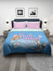 Monte Carlo Kids TOONX Cartoon Printed 4 Pc Bedding Set for King Size Bed, 110 GSM